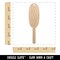 Corn Dog Unfinished Craft Wood Holiday Christmas Tree DIY Pre-Drilled Ornament